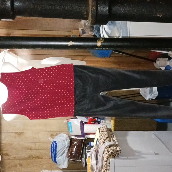 FINAL Price before donated. Like New Charter Club Petite Polka Dot Tank Sz PM - Picture 3 of 7